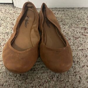 Lucky Brand Brown Leather Flats